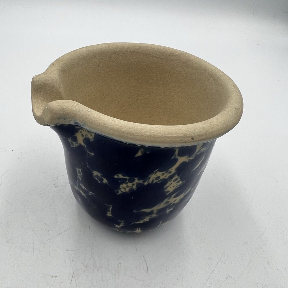 Bennington Potters #1899 Blue‎ Agate Mortar Bowl Vermont Stoneware 3.75"